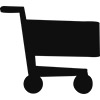 black check out shooping cart